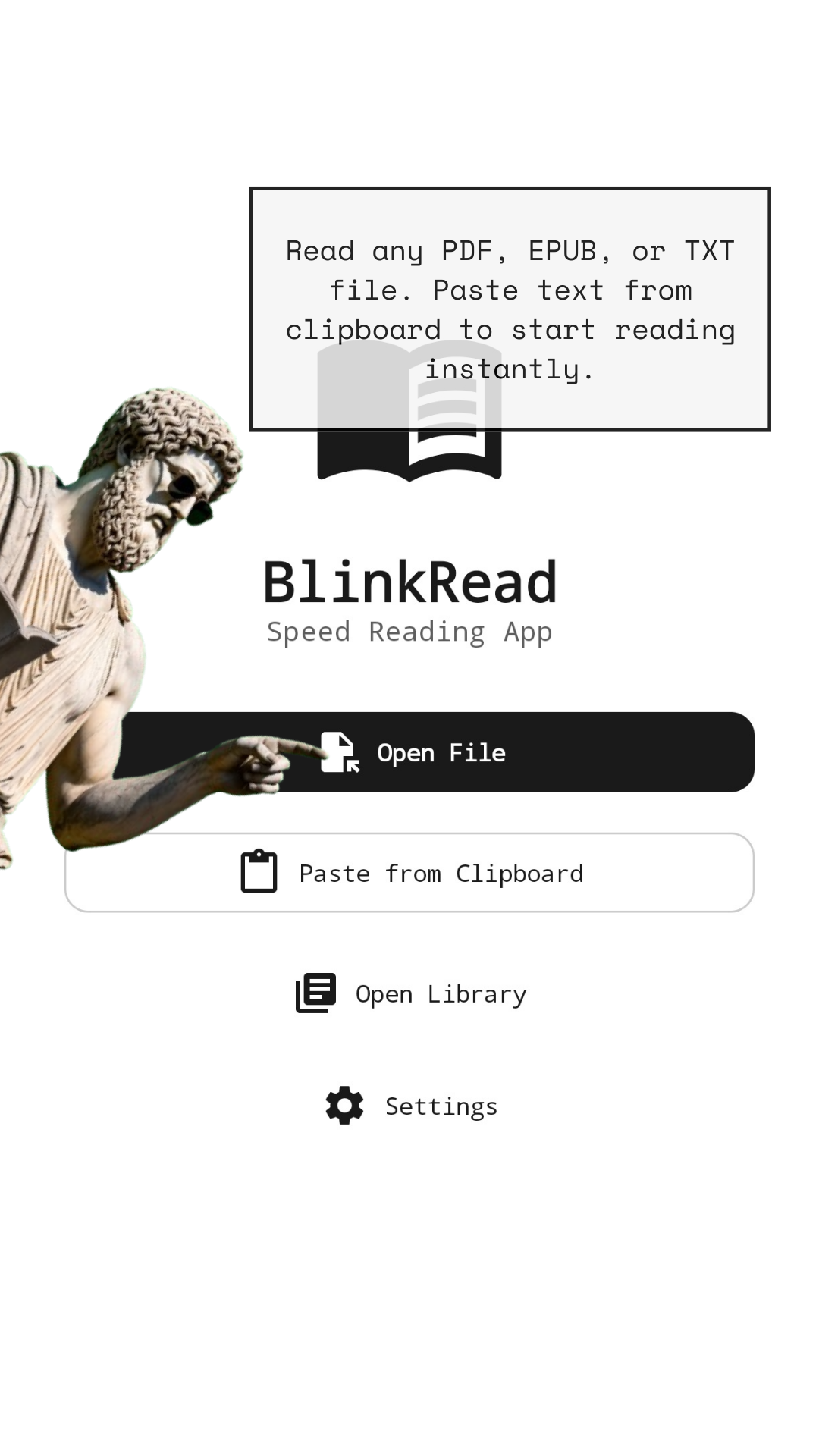 BlinkRead - Settings