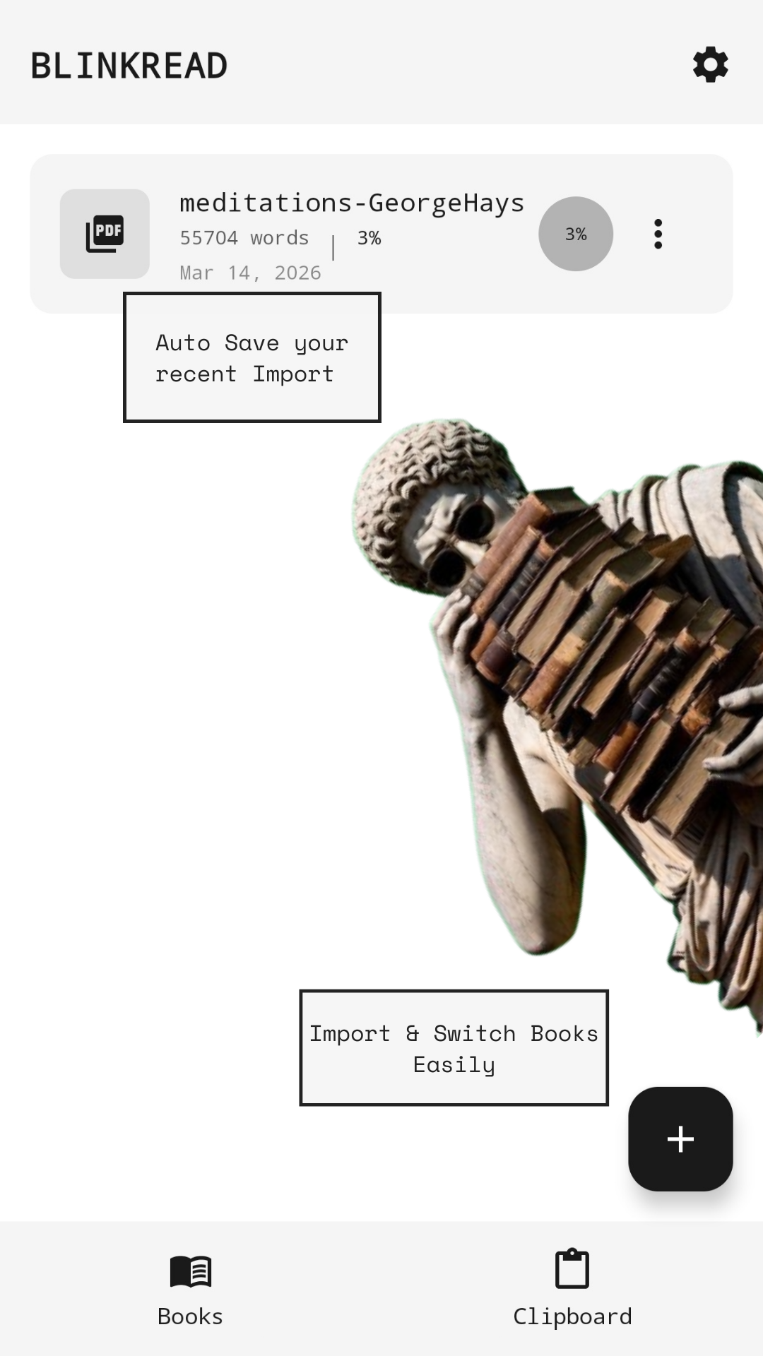 BlinkRead - Statistics